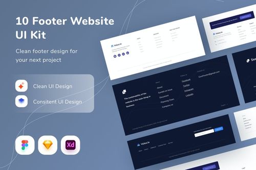 现代网站页脚界面设计及其在网页设计中的重要性